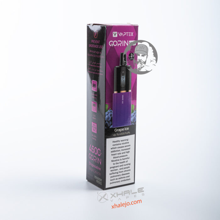 GORIN MAX GRAPE ICE 4500 PUFFS