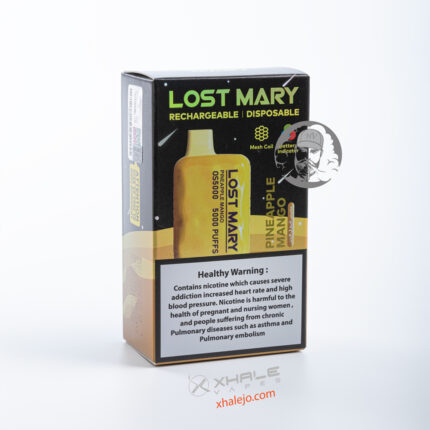 LOST MARY PINEAPPLE MANGO 5000 PUFFS