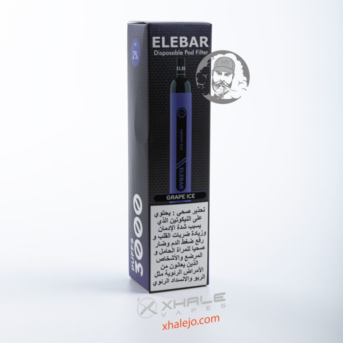 ELEBAR GRAPE ICE 3000 PUFFS