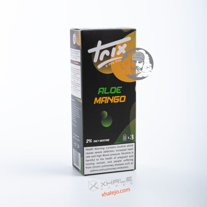 Experience the refreshing taste of Mango Ice with our 2500 puff, 2% nicotine Trix X-Pro Filter. Enjoy the perfect balance of sweet mango