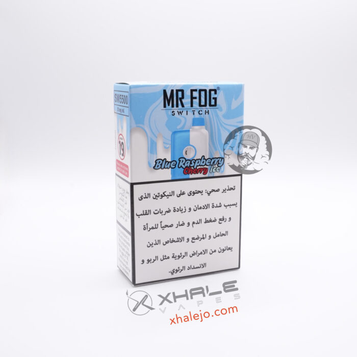 MR FOG BLUE RASPBERRY CHERRY ICE 5500PUFFS