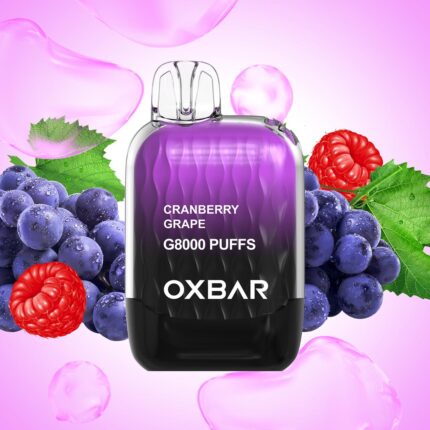 OXBAR CRANBERRY GRAPE G8000 PUFFS
